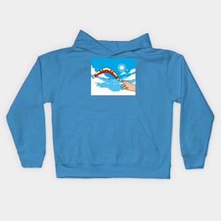 Retro Boomerang Sports Fans Boomerang Kids Hoodie